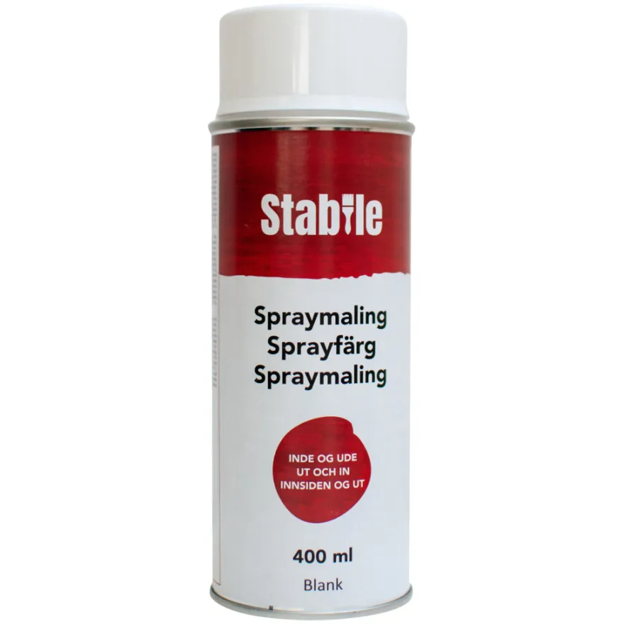 Spraymaling hvid blank - Stabile®