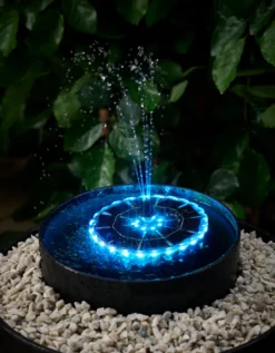 Springvand med solceller Ø16,5 cm - Outfit