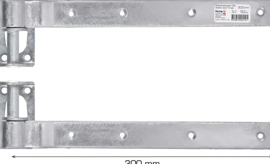 Stabelhængsel galvaniseret 300 mm