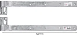 Stabelhængsel galvaniseret 400 mm