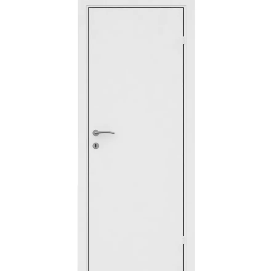 Stabil hvidmalet dør 72,5 x 204 cm
