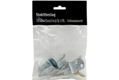 Stakitbeslag galvaniseret 4 stk.