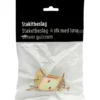 Stakitbeslag gulcrom 4 stk.