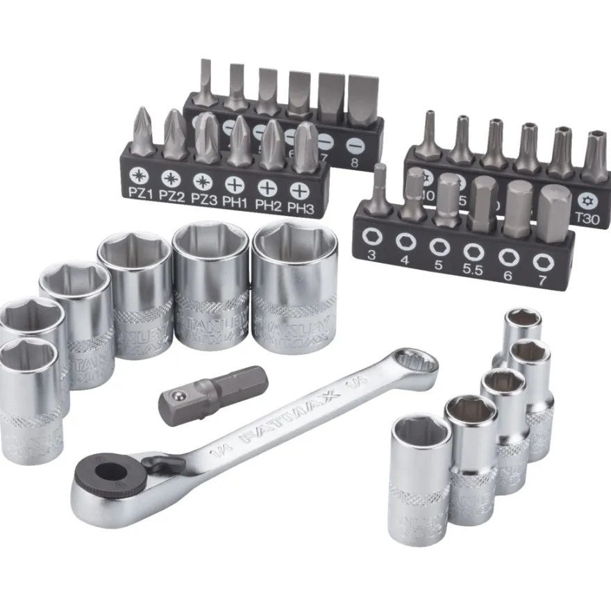 Stanley Fatmax bits-/toppesæt 37 dele