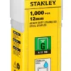 Stanley hæfteklammer type G 12 mm 1000 stk.