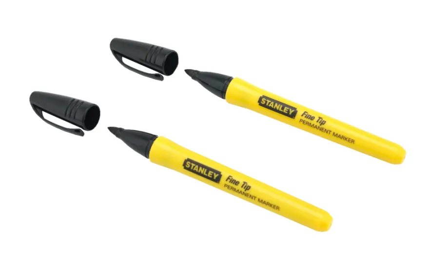 Stanley permanent marker fine tip sort - 2-pk.
