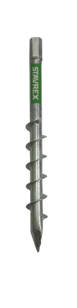 Stavrex skruespids (jordskrue) Ø25 x 445 mm