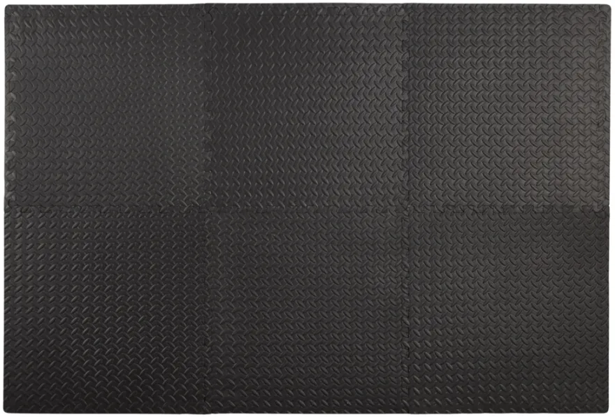 Stødabsorberende gulvunderlag 61 x 61 cm 6-pk. - Probuilder