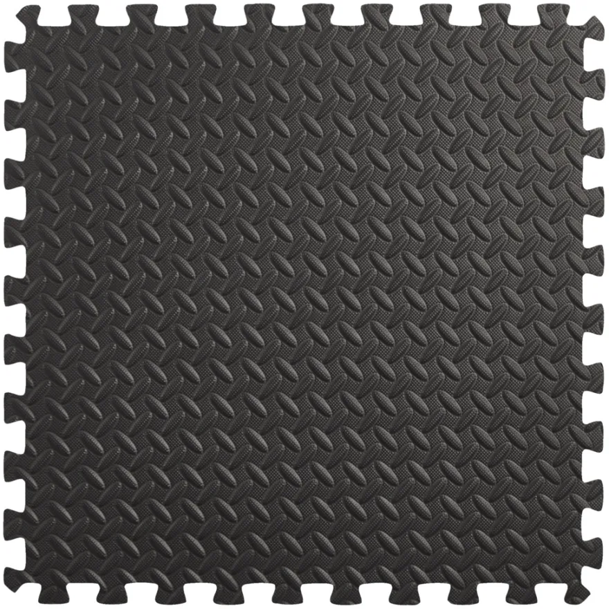 Stødabsorberende gulvunderlag 61 x 61 cm 6-pk. - Probuilder