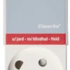 4-Stikdåse hvid - Elworks