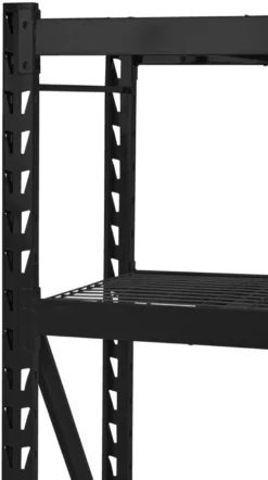 Stålreol 4 hylder sort 196 x 183 x 61 cm - Probuilder