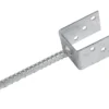Stolpebærer galvaniseret U75 x 60 x 300 mm