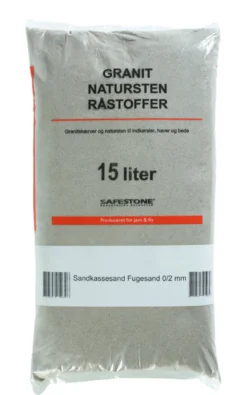 Strandsand 15 liter - 0/2 mm - Safestone