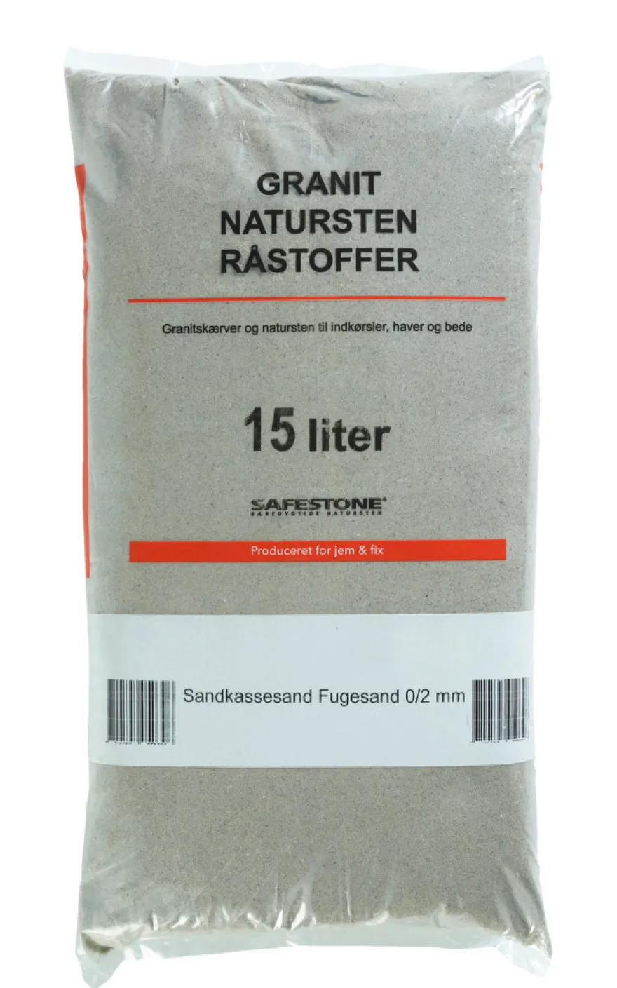 Strandsand 15 liter - 0/2 mm - Safestone
