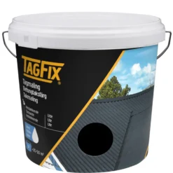 Tagmaling vandbaseret sort 5 liter - TagFix®