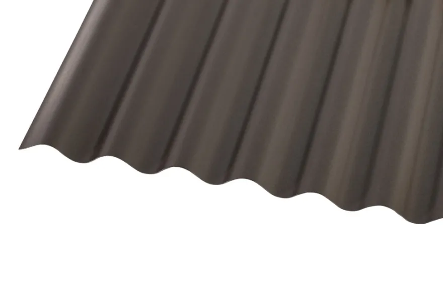 Tagplade sort 90 x 200 cm - SUNLUX® Sinus