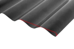 Tagplade sort 90 x 200 cm - SUNLUX® Sinus