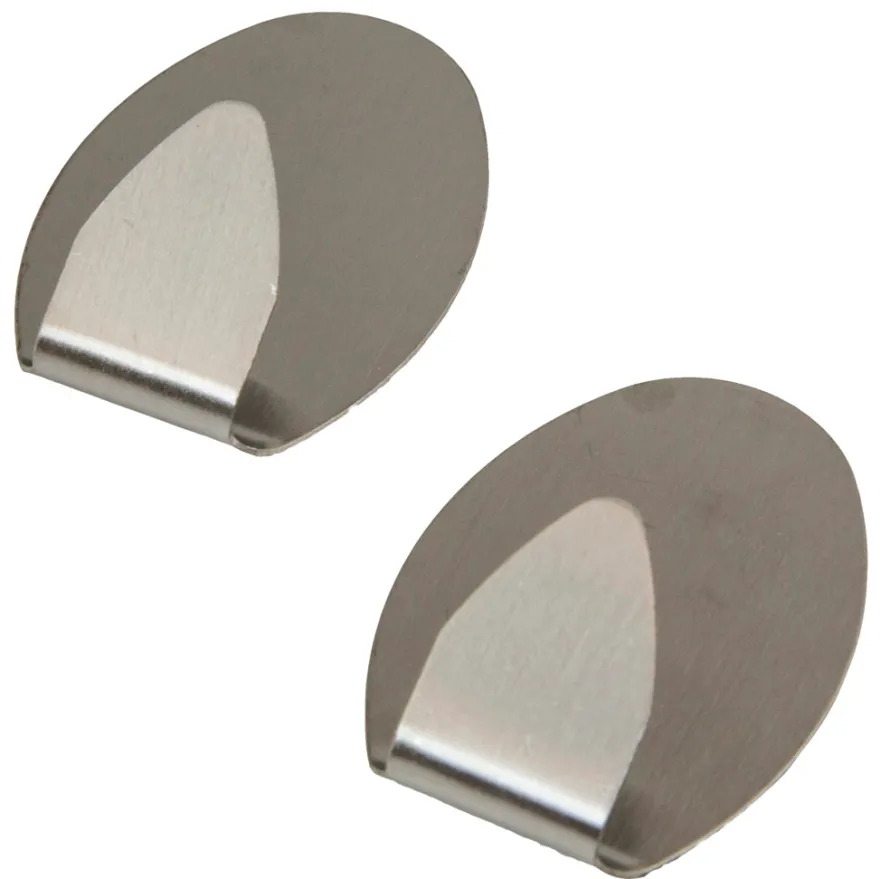 TARGET® håndklædekroge oval 2 stk. metal