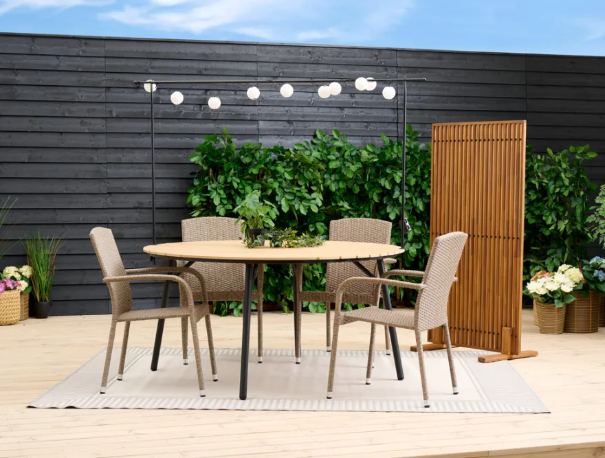 Terrasseafskærmning New York akacie - Sunlife®