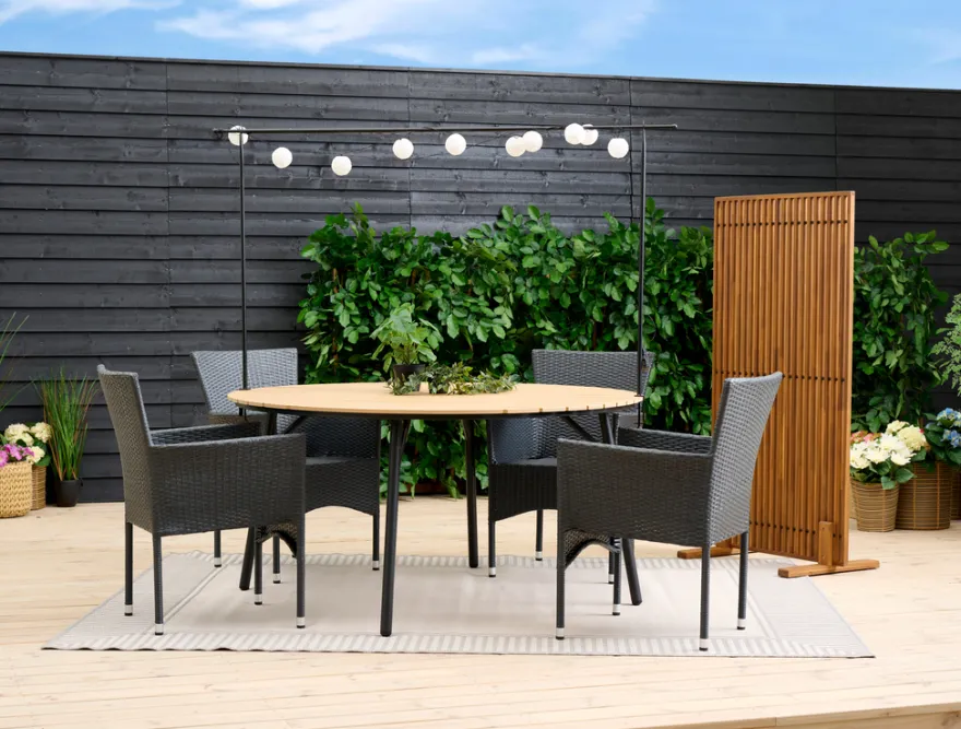 Terrasseafskærmning New York akacie - Sunlife®