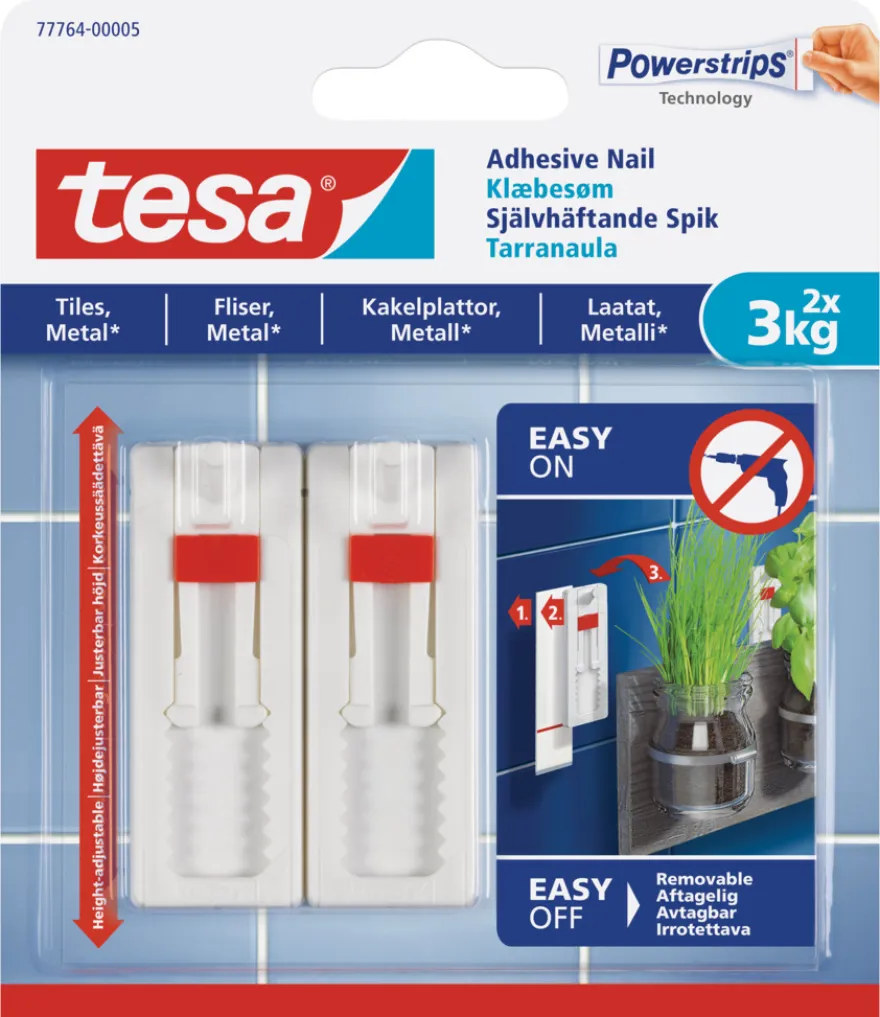 tesa® klæbesøm til fliser/metal 3 kg 2 stk.