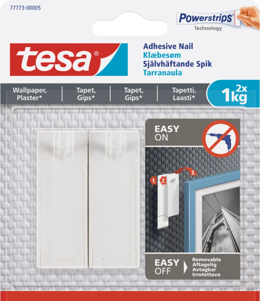 tesa® klæbesøm til tapet og gips 1 kg - 2 stk.