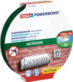 tesa® Powerbond Outdoor monteringstape 19 mm x 5 meter