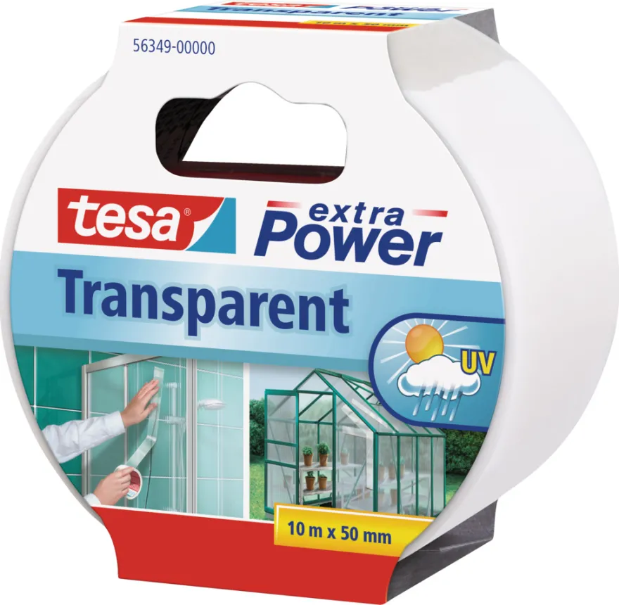tesa® Powertape transparent 50 mm x 10 meter