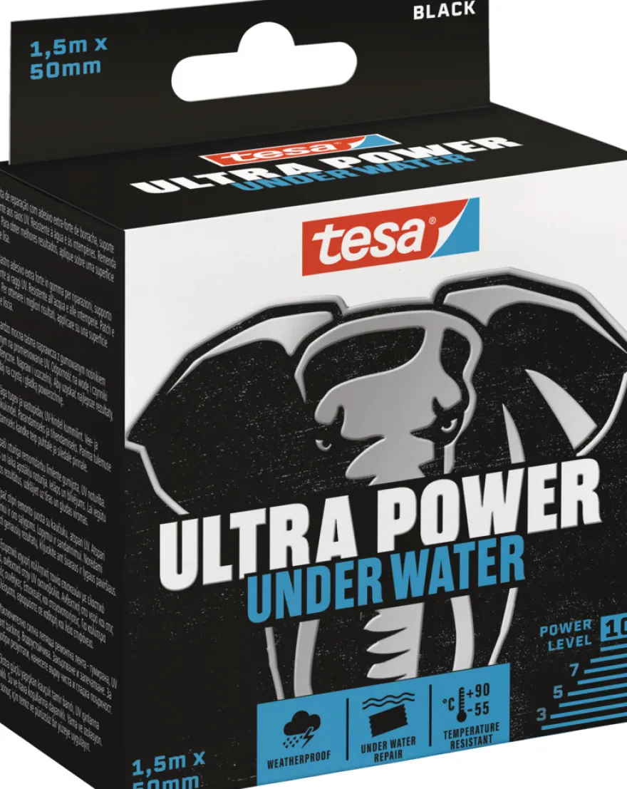 tesa® reparationstape Ultra Power Under Water 50 mm x 1,5 meter