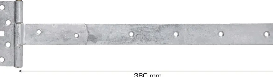 T-hængsel 380 mm galvaniseret