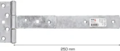 T-hængsel 250 mm galvaniseret