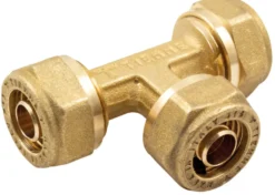 T-klemring til PEX-rør messing 15 x 15 x 15 mm
