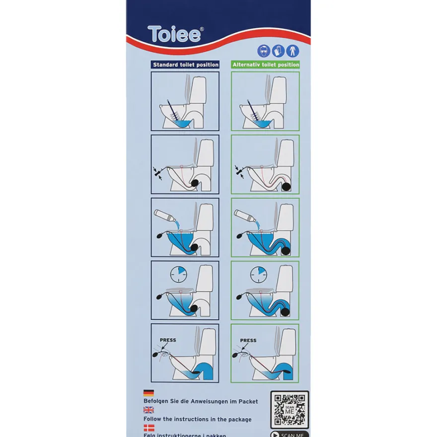 Toiee sampak m/Toilet Plug og WC Specialafkalker