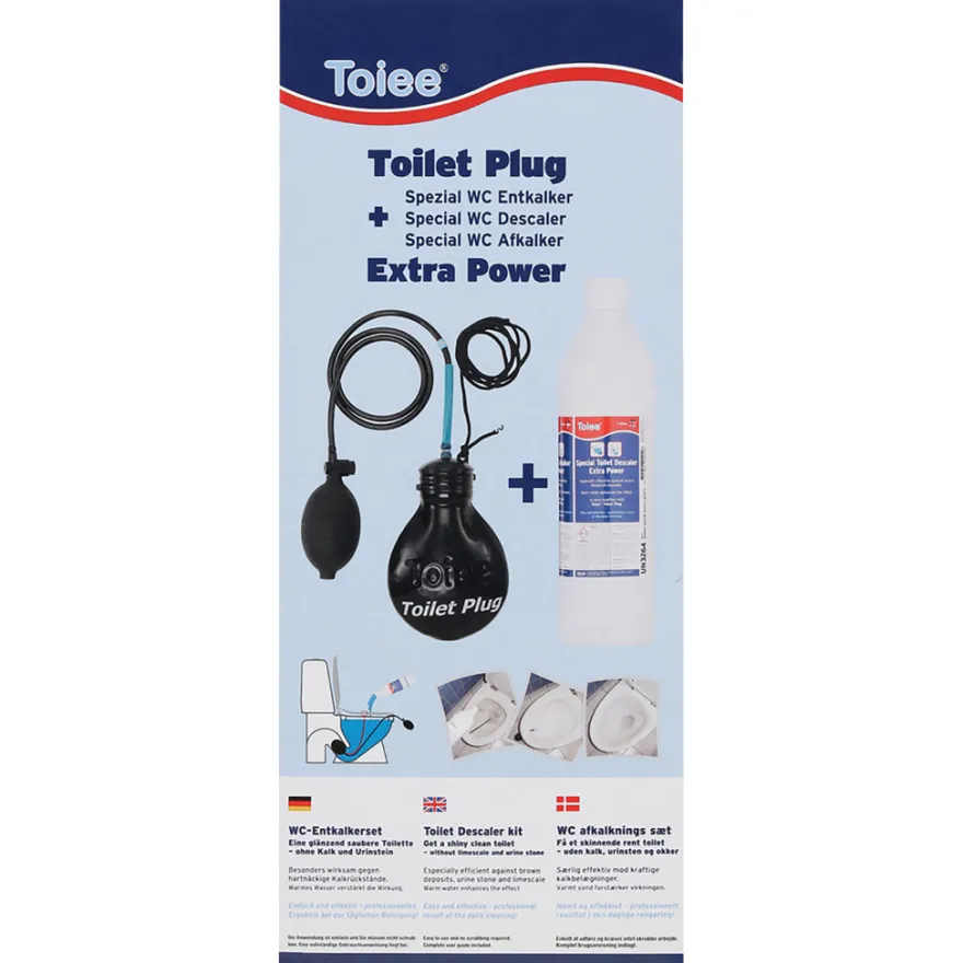 Toiee sampak m/Toilet Plug og WC Specialafkalker
