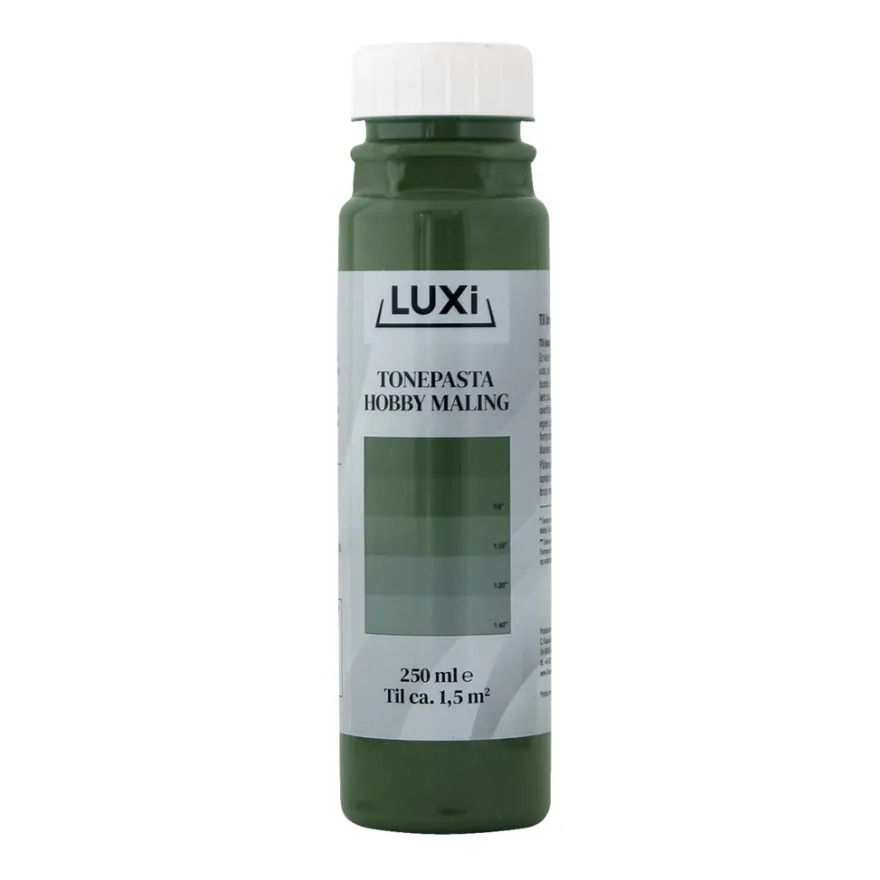 Tonepasta mørk grøn 0,25 liter - LUXI®