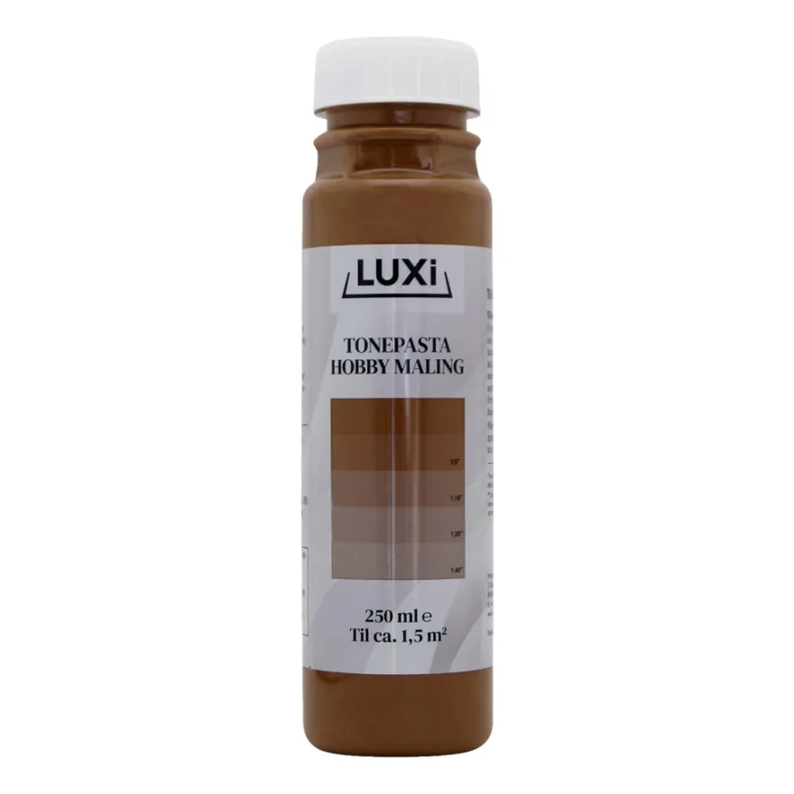 Tonepasta nøddebrun 0,25 liter - LUXI®