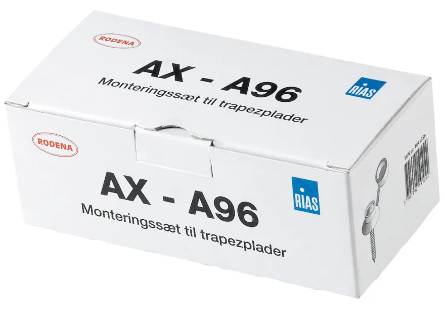 Topskrue monteringssæt A96 100 stk. 4 x 45 mm