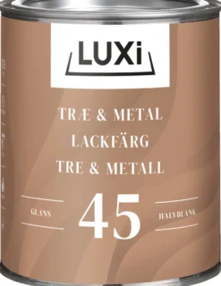 Træ & Metal 45 hvid olie 0,75 liter - LUXI®