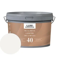 Træ & Metal 40 modehvid 2,25 liter - LUXI®