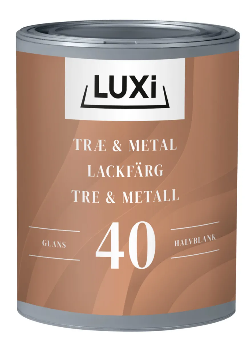 Træ & Metal 40 sort 0,75 liter - LUXI®