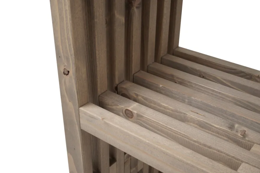Tralle plantebord rustik 115 x 32 x 80 cm