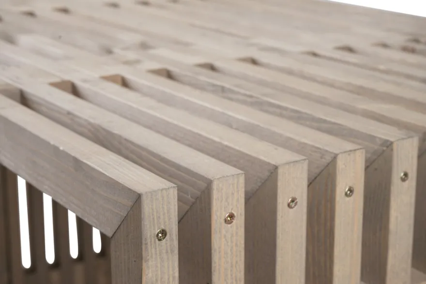 Tralle plantebord rustik 115 x 32 x 80 cm