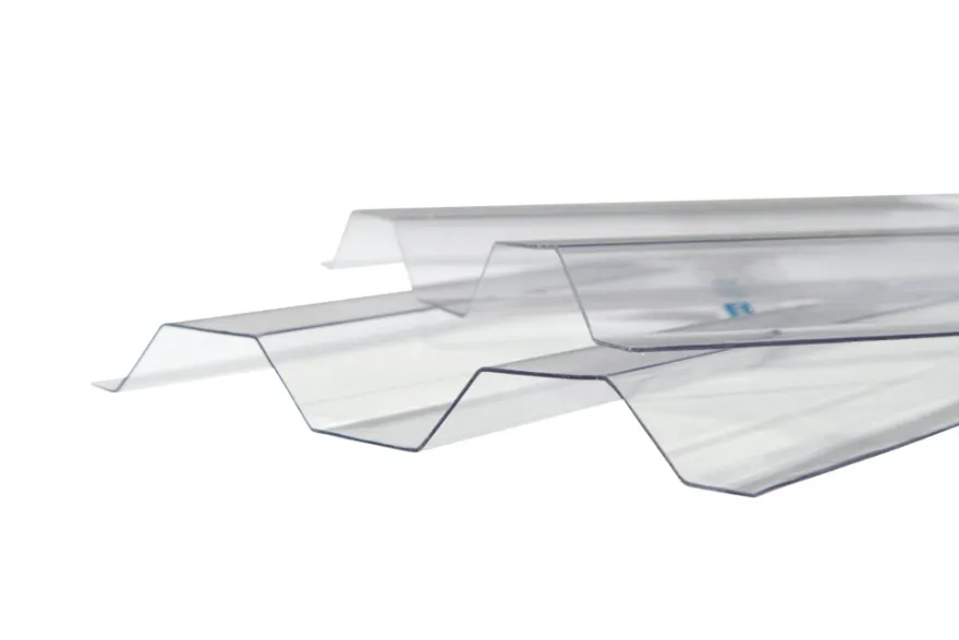 Trapezplade glasklar profil 76/18 111,9 x 310 cm