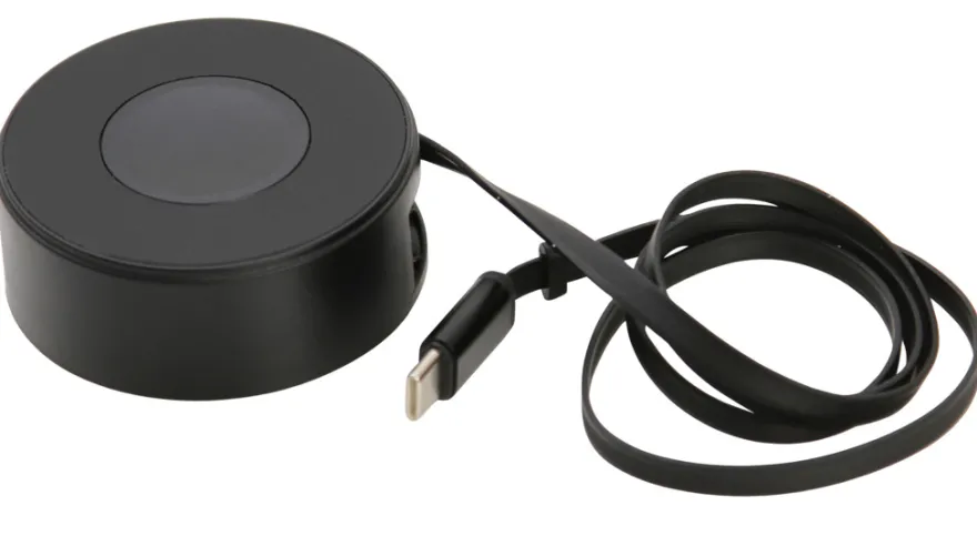 Trådløs oplader m/USB-C-udtrækskabel