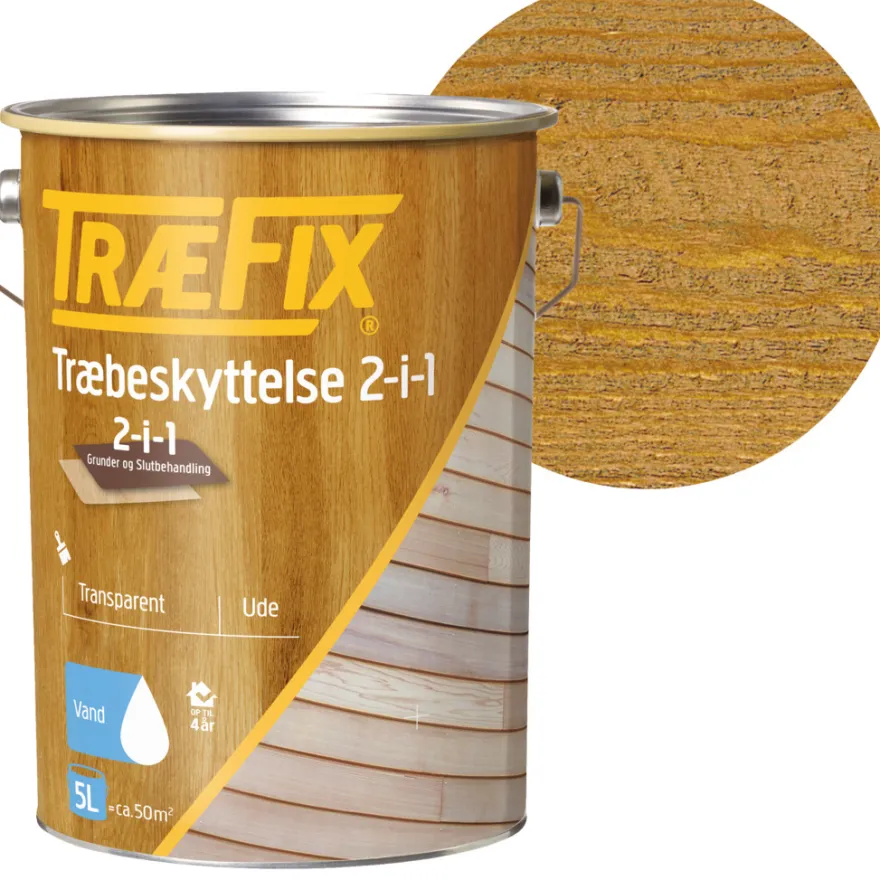 TræFix® teak træbeskyttelse 2-i-1 5 liter