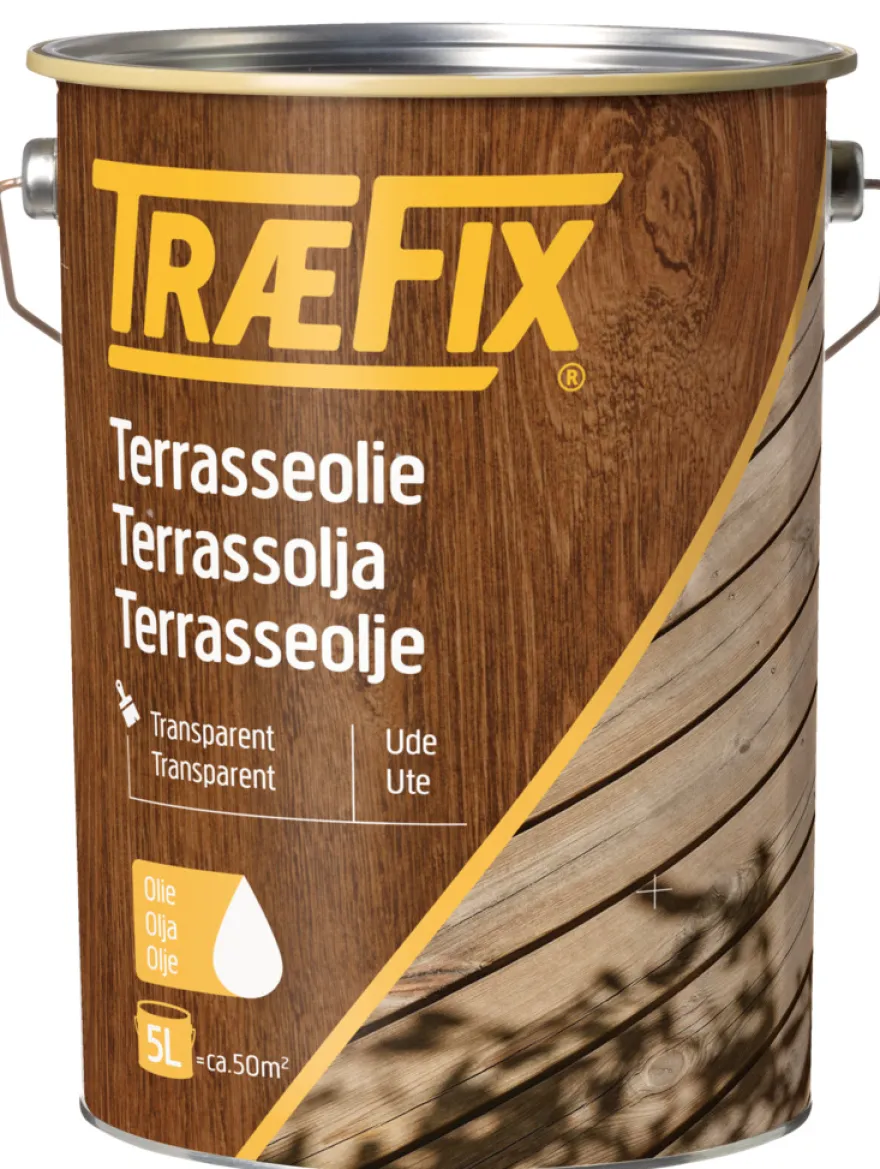 TræFix® terrasseolie klar teak 5 liter