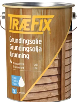 TræFix® transparent grundingsolie vandbaseret 5 liter
