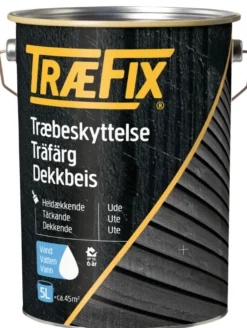 TræFix® træbeskyttelse heldækkende svenskrød 5 l