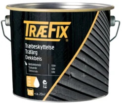 TræFix® træbeskyttelse heldækkende hvid 2,5 l