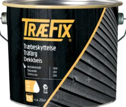 TræFix® træbeskyttelse heldækkende sort 2,5 l